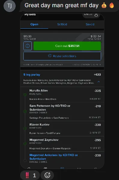Winning slip