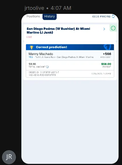 Winning slip