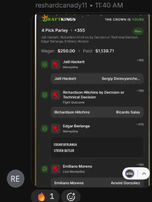Winning slip